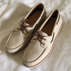 NIB Sperry Top-Sider Gold Collection tan leather
